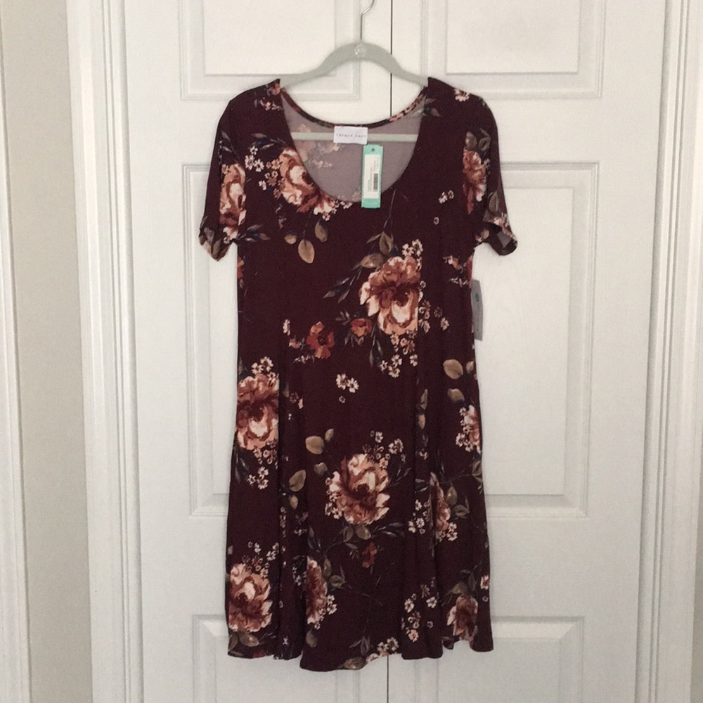 French grey Maternity dress